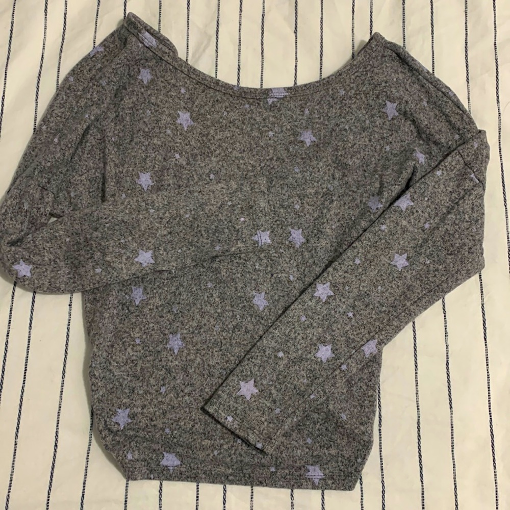 Open back sweater